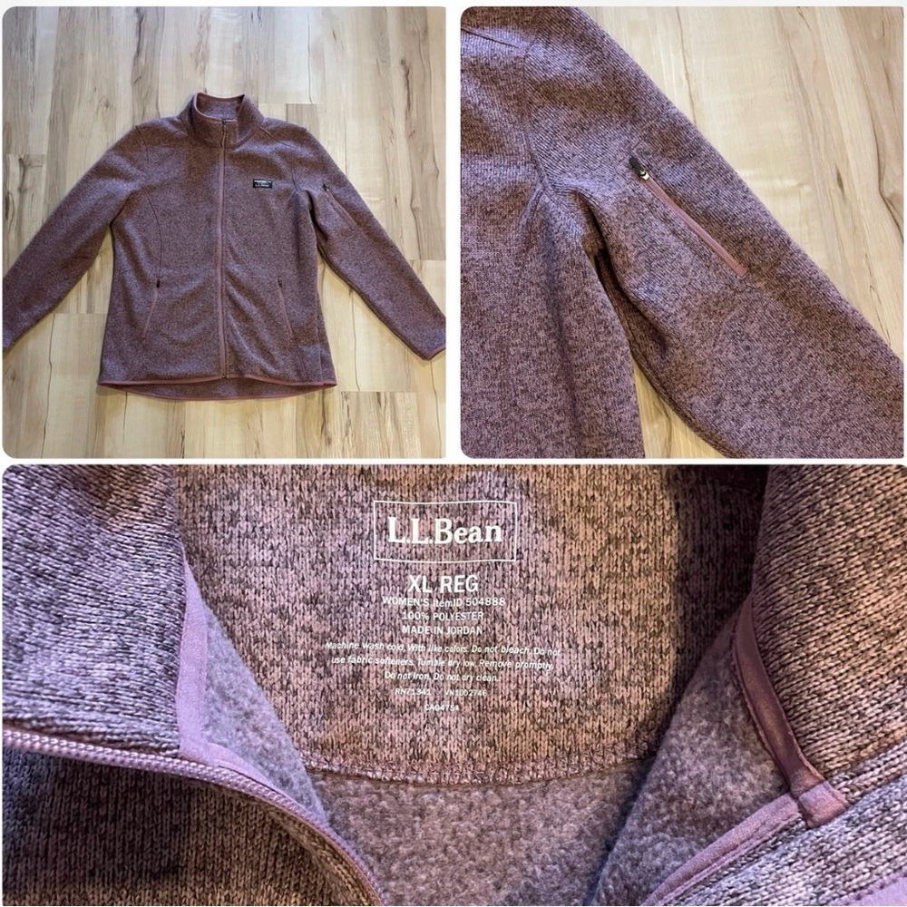 L.L. Bean Women’s Full-Zip Sweater Fleece Jacket